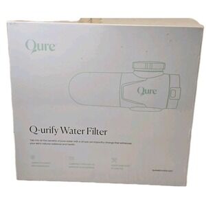 🧴 Qure Q-urify Water Filter Faucet-Mounted Skin Care Grade | New Sealed Box